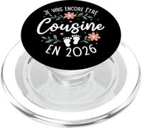 Je Vais Encore Être Cousine 2026 - Naissance 2eme Enfant PopSockets PopGrip pour MagSafe