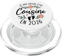 Je Vais Encore Être Cousine 2026 - Naissance 2eme Enfant PopSockets PopGrip pour MagSafe