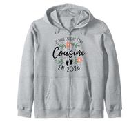 Je Vais Encore Être Cousine 2026 - Naissance 2eme Enfant Sweat à Capuche