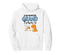 Je Vais Encore Être Grand Frère 2027 Grand Frère Dinosaure Sweat à Capuche