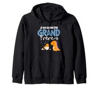 Je Vais Encore Être Grand Frère 2027 Grand Frère Dinosaure Sweat à Capuche