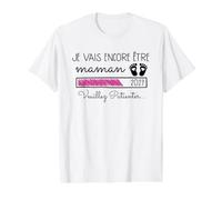 Je Vais Encore Être Maman 2027 Annonce Grossesse 2ème Enfant T-Shirt Graphique avec Valeur