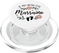 Je Vais Encore Être Marraine 2026 - Annonce 2eme Grossesse PopSockets PopGrip pour MagSafe