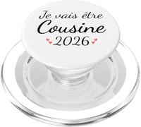 Je Vais être Cousine 2026 Annonce Grossesse PopSockets PopGrip pour MagSafe