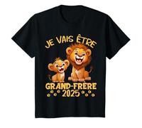 Je vais être grand frère 2025 deux lions grand et petit lion T-Shirt