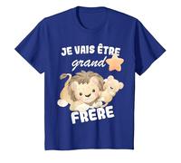 Je Vais être Grand Frère 2026 Annoncer Une Grossesse Famille T-Shirt, Enfant, Bleu Royal, 2 Ans