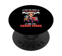 Je Vais Être Grand Frère Annonce Grossesse Bébé Fierté PopSockets PopGrip Adhésif