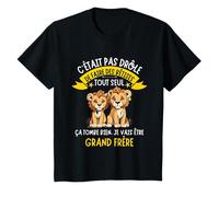 Je Vais Être Grand Frère Lion Bêtises Futur Grand Frère 2025 T-Shirt