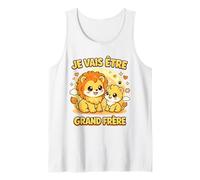 Je Vais Être Grand Frère Lion Cadeau Annonce Grossesse Débardeur