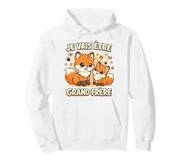 Je Vais Être Grand Frère Renard Cadeau Annonce Grossesse Sweat à Capuche