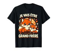 Je Vais Être Grand Frère Renard Cadeau Annonce Grossesse T-Shirt
