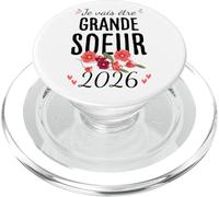 Je Vais être Grande Soeur 2026 Annonce Grossesse PopSockets PopGrip pour MagSafe