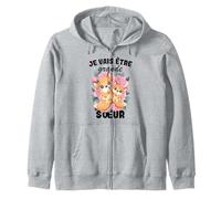 Je Vais Etre Grande Soeur 2027 Sweat à Capuche