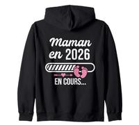 Je Vais être Maman 2026 Maman Future Mère Sweat à Capuche