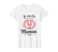 Je Vais être Maman 2026 Maman Future Mère T-Shirt