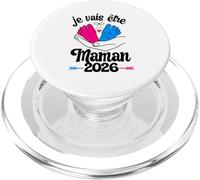Je Vais être Maman 2026 PopSockets PopGrip pour MagSafe