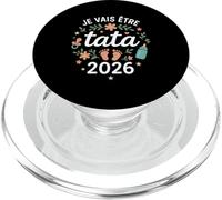 Je Vais Être Tata 2026 Future Tatie Annonce Grossesse Tante PopSockets PopGrip pour MagSafe