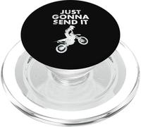 Je vais juste l'envoyer : pilote de moto tout-terrain, pilote de motocross PopSockets PopGrip pour MagSafe
