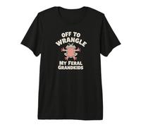 Je Vais me Disputer la Grenouille Sauvage de Mes Petits-Enfants T-Shirt Haut de Gamme