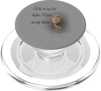 Je Vais Mourir Debout Avant de Vivre à Genoux PopSockets PopGrip pour MagSafe
