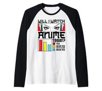 Je Vais Regarder Un Anime Aujourd'hui Japon Manga Lover Manche Raglan