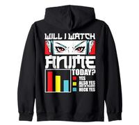 Je Vais Regarder Un Anime Aujourd'hui Japon Manga Lover Sweat à Capuche