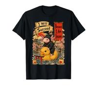 Je Vais réussir Parce Que Je suis Fou Anime Axolotl Ninja T-Shirt Graphique avec Valeur