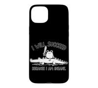 Je Vais réussir Parce Que Je suis Fou, motivationnel et Sarcastique Coque pour iPhone 15 Plus