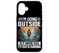 Je Vais Sortir, Donc si Quelqu'un me Demande, Je suis Exceptionnel Coque pour iPhone 16