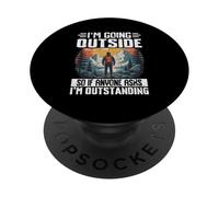 Je Vais Sortir, Donc si Quelqu'un me Demande, Je suis Exceptionnel PopSockets PopGrip Adhésif