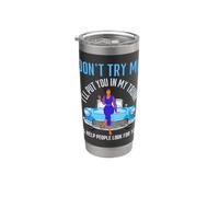 Je vais te mettre dans mon coffre et aider les gens à te chercher des voitures amusantes Gobelet isotherme en acier inoxydable double paroi