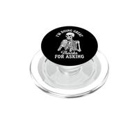 Je Vais très Bien (Merci d'avoir demandé) Funny Attitude Skeleton PopSockets PopGrip pour MagSafe