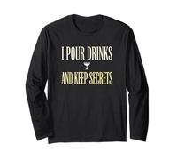 Je Verse des Boissons et Je Garde des Secrets, Barman Professionnel Manche Longue