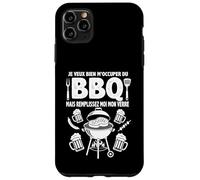 Je Veux Bien M'Occuper du BBQ Homme Humour Barbecue Coque pour iPhone 11 Pro Max