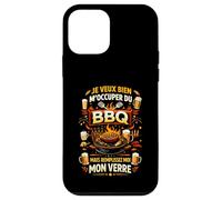 Je Veux Bien M'Occuper du BBQ Homme Humour Barbecue Coque pour iPhone 12 Mini