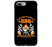 Je Veux Bien M'Occuper du BBQ Homme Humour Barbecue Coque pour iPhone 7 Plus/8 Plus