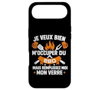 Je Veux Bien M'Occuper du BBQ Homme Humour Barbecue Coque pour iPhone Air