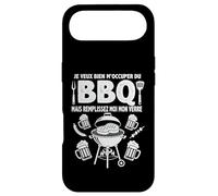 Je Veux Bien M'Occuper du BBQ Homme Humour Barbecue Coque pour iPhone Air