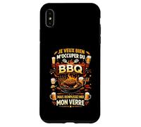 Je Veux Bien M'Occuper du BBQ Homme Humour Barbecue Coque pour iPhone XS Max