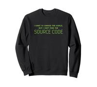 Je Veux Changer Le Monde ne Trouve Pas de Code Source développeur Sweatshirt