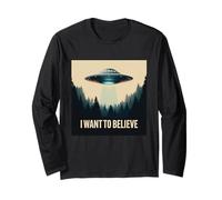 Je Veux Croire à la Rencontre de rêve d'un UFO Classique avec l'UAP Manche Longue