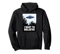 Je Veux Croire à la Rencontre d'un rêve Extraterrestre avec Un ovni Classique Sweat à Capuche