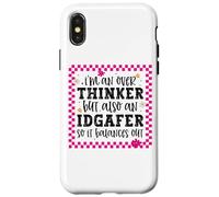 Je veux dire un penseur excessif, mais aussi un iDGafer pour que tout s'équilibre Coque pour iPhone X/XS