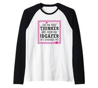 Je veux dire un penseur excessif, mais aussi un iDGafer pour que tout s'équilibre Manche Raglan