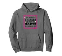Je veux dire un penseur excessif, mais aussi un iDGafer pour que tout s'équilibre Sweat à Capuche