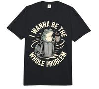 Je Veux être Le problème de Trash Frog Comfort Colors Adult Heavyweight T-Shirt
