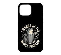Je Veux être Le problème de Trash Frog Coque pour iPhone 16 Pro Max