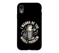 Je Veux être Le problème de Trash Frog Coque pour iPhone XR