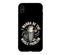 Je Veux être Le problème de Trash Frog Coque pour iPhone XS Max