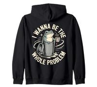 Je Veux être Le problème de Trash Frog Sweat à Capuche